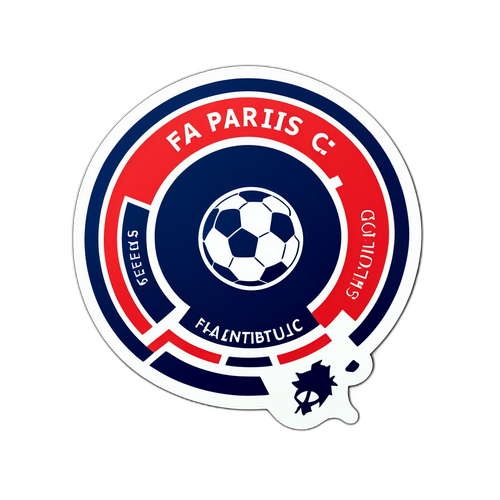 Adhesivo del estadio del Paris FC