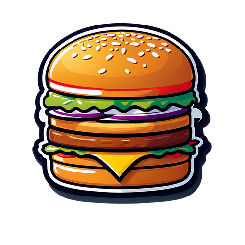 Stilisiertes Burger-Icon