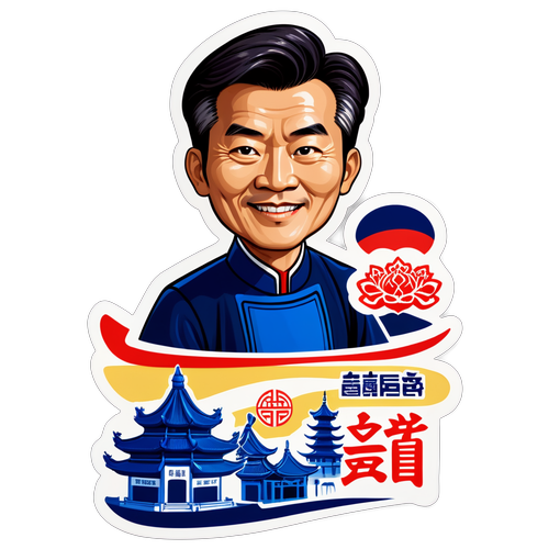 草屯鎮鎮長補選貼紙設計