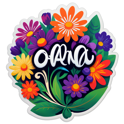 Vibrantă Floră Personalizată pentru Oana Radu