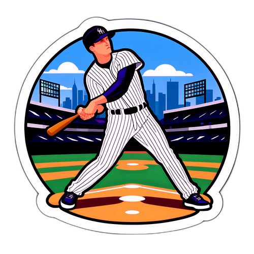 以DJ LeMahieu為靈感的運動風格貼紙