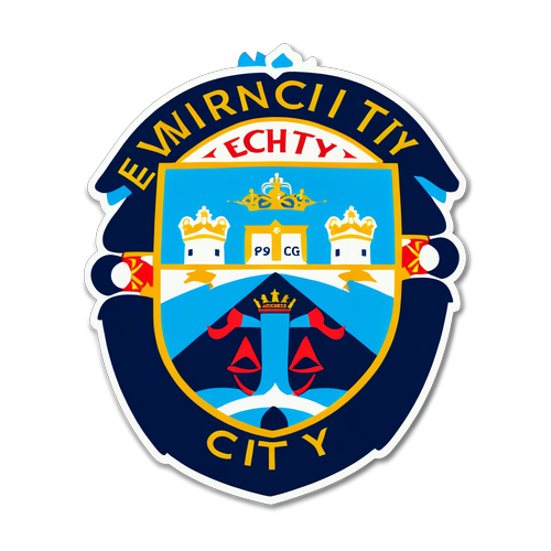 Man City vs Everton Game Sticker