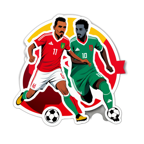 קרב כדורגל מרוקו מול קומרוס