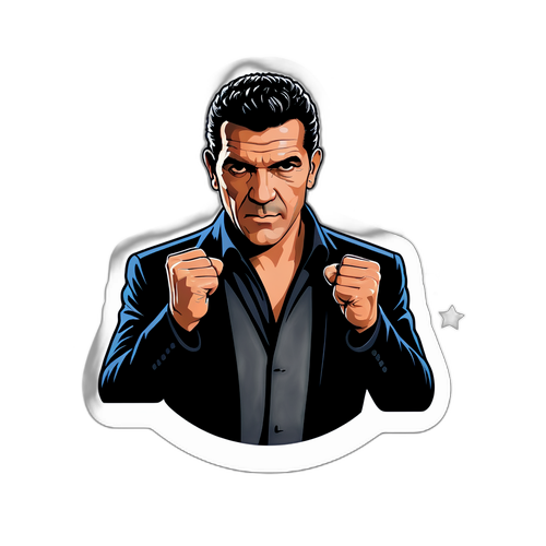 Cinematische sticker van Antonio Banderas