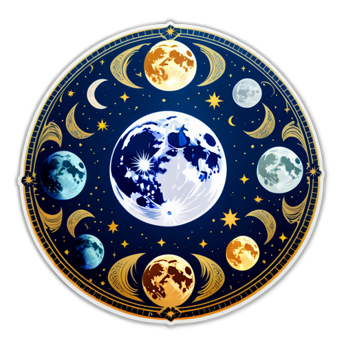 Celestial Phases of the Moon
