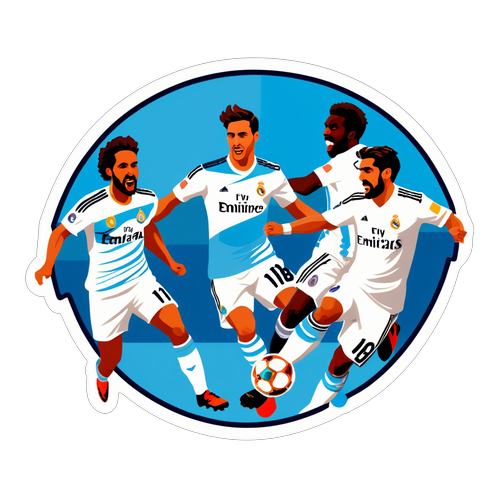 Real Madrid vs Celta Vigo Klistermærke