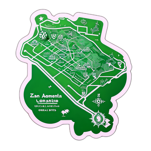 Наклейка у формі карти особливих моментів матчу Алавес – Реал Бетіс