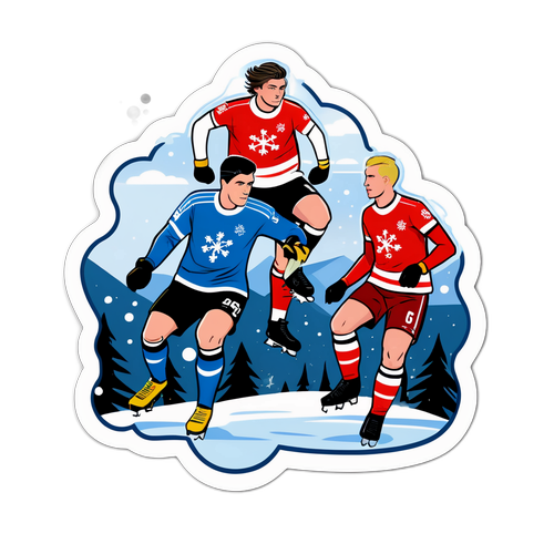 Design af Bodø Glimt's kommende stjernespillere i komisk stil