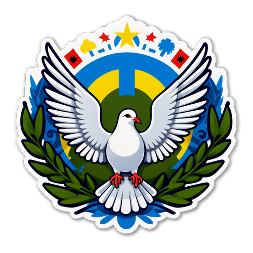 Adesivo Iconico di Pace