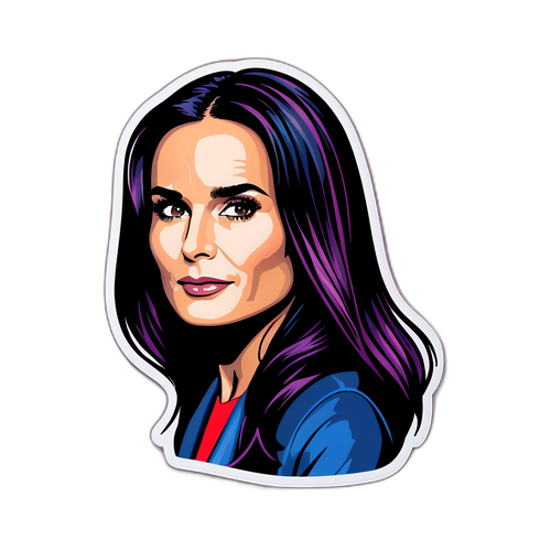 Vibrant samolepka Demi Moore