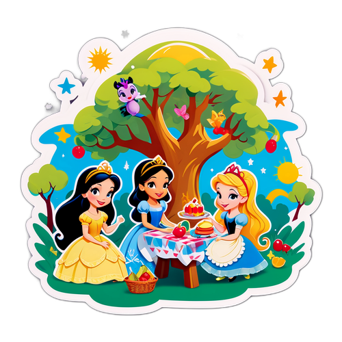 Prinsessor på picknick