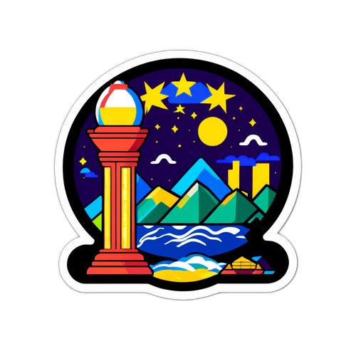 台灣股市夜間交易燈光效果貼紙