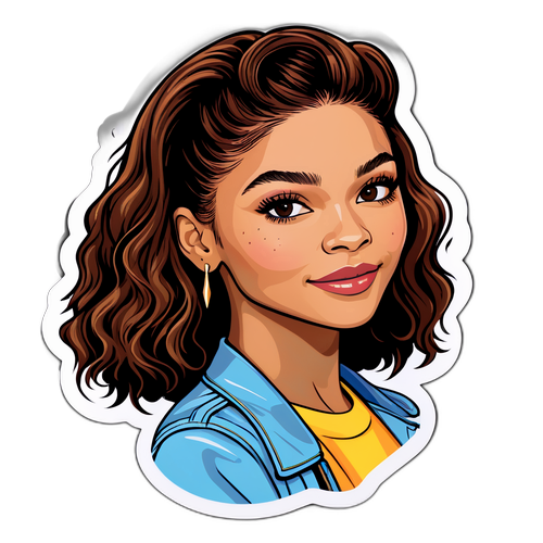 Zendaya kedvenc filmjei és sorozatai matricás design