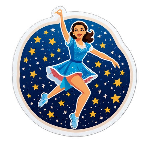 Aderină de dans a Medeei Marinescu