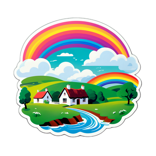 Peisaj Seren din Irlanda