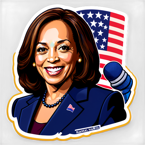 Kraftfuld Politisk Inspiration: Kamala Harris Klistermærket, Du Ikke Må Gå Glip Af!