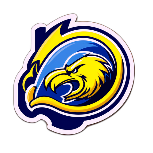 Marquette Logo Basketball Court Sticker