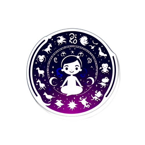 22 Şubat Doğumluları İçin Zodyak Sticker'ı