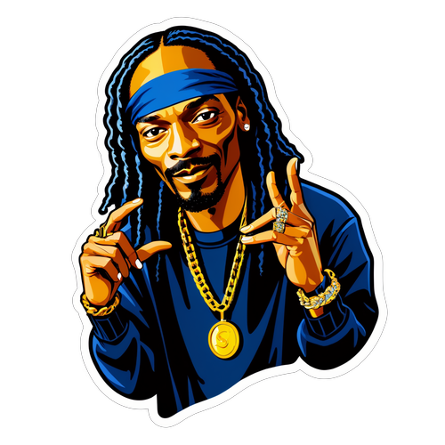 Nepřehlédnutelný! Snoop Dogg v Hip-Hopové Eleganci: Vytvořte si Svou Osobní Legendu!