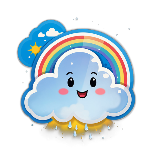 晴空中的可愛雲朵