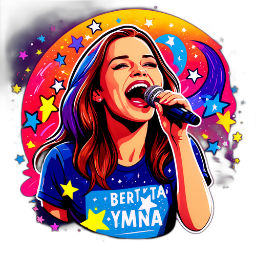 Markéta Konvičková na pódiu