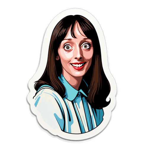 Nálepka, Která Oživí Vzpomínky: Ikonická Shelley Duvall ve Slavném Filmu!