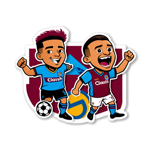 Pertarungan Mascot Aston Villa dan West Ham