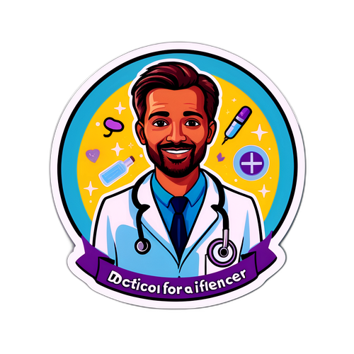 สติกเกอร์แพทย์สำหรับอินฟลูเอนเซอร์