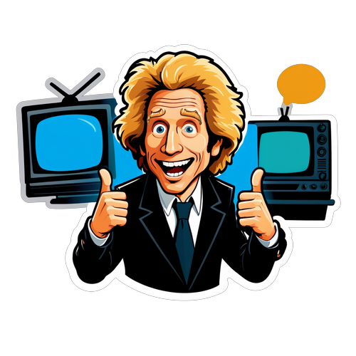 Humorvoller Cartoon von Thomas Gottschalk