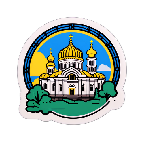 Стикер з символами Хмельницького