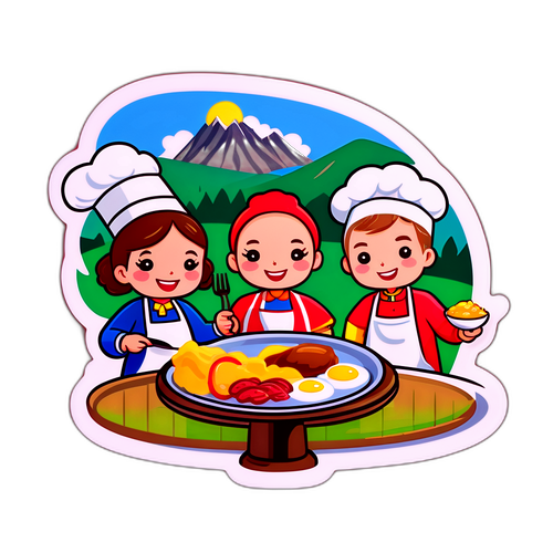 Aranyos főzés Belgium és Liechtenstein karaktereivel