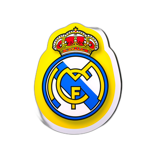Autocolant pentru fanii Real Madrid
