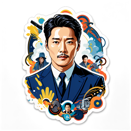 Potret Bergaya Jung Woo Sung