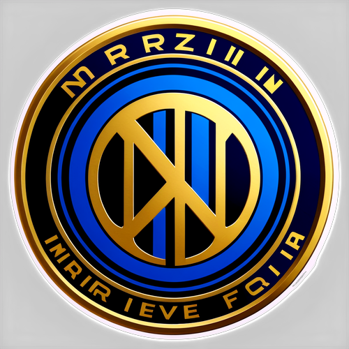 Umakini wa Kichic: Sticker ya Logo ya Inter Milan - 'Nerazzurri Milele'!