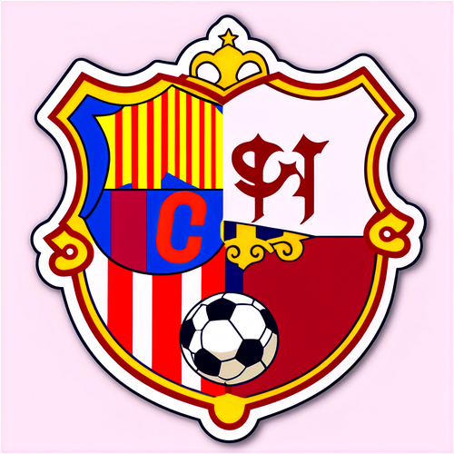 Sevilla ve Barcelona'nın Efsanevi Maçları İçin Futbol Temalı Sticker