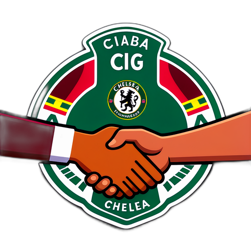 Fluminense og Chelsea Vennskap Sticker