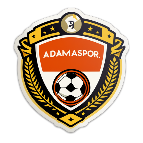 Adanaspor’un Vintage Rozeti: Renkler, Futbol ve Nostalji Dolu Bir Tasarım!