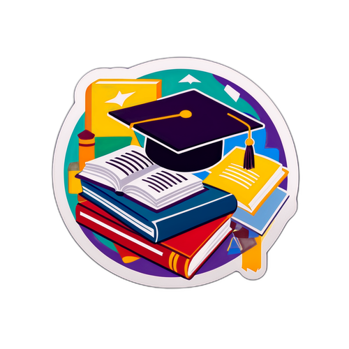 Stiker Menghormati Institusi Pendidikan