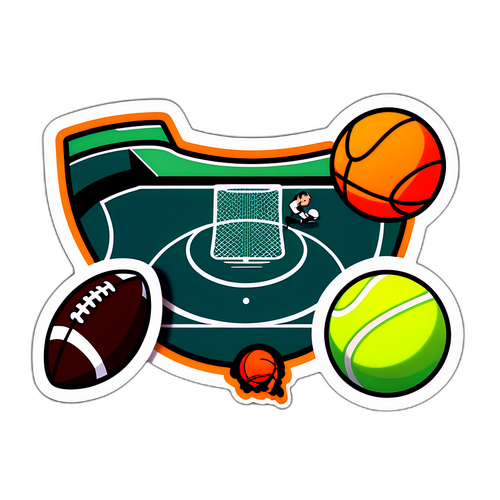 Sticker voor Sportliefhebbers