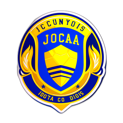 Sticker vibrant Boca Juniors