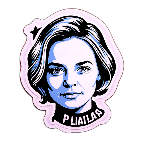 Politisk Sticker med Kaja Kallas