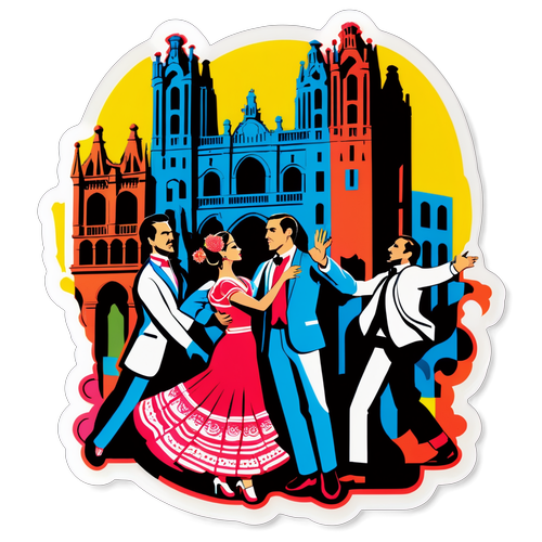 Pop-art reprezentace místní kultury v Barceloně