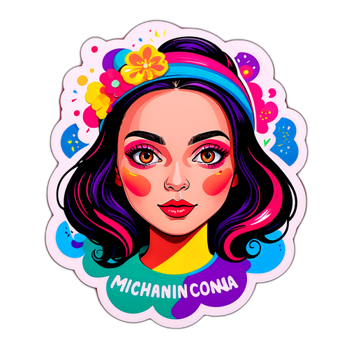 An artistic portrait Michaliny Sosny