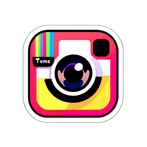 可愛卡通版Instagram標誌