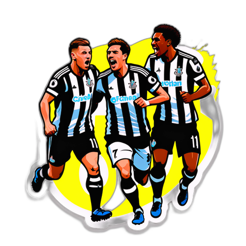 Fodboldkamp Sticker: Newcastle vs Fulham