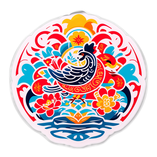关于‘十四五’规划的中国文化特色贴纸