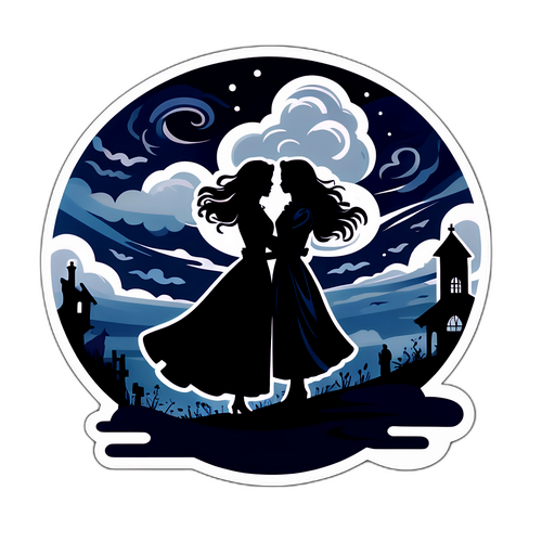 A viharos magány illusztrációja