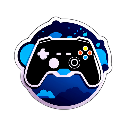 Gaming Console Sticker Design