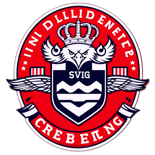 Adhesivo Retro de Racing - Independiente