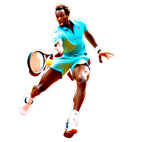 Gaël Monfils i aktion